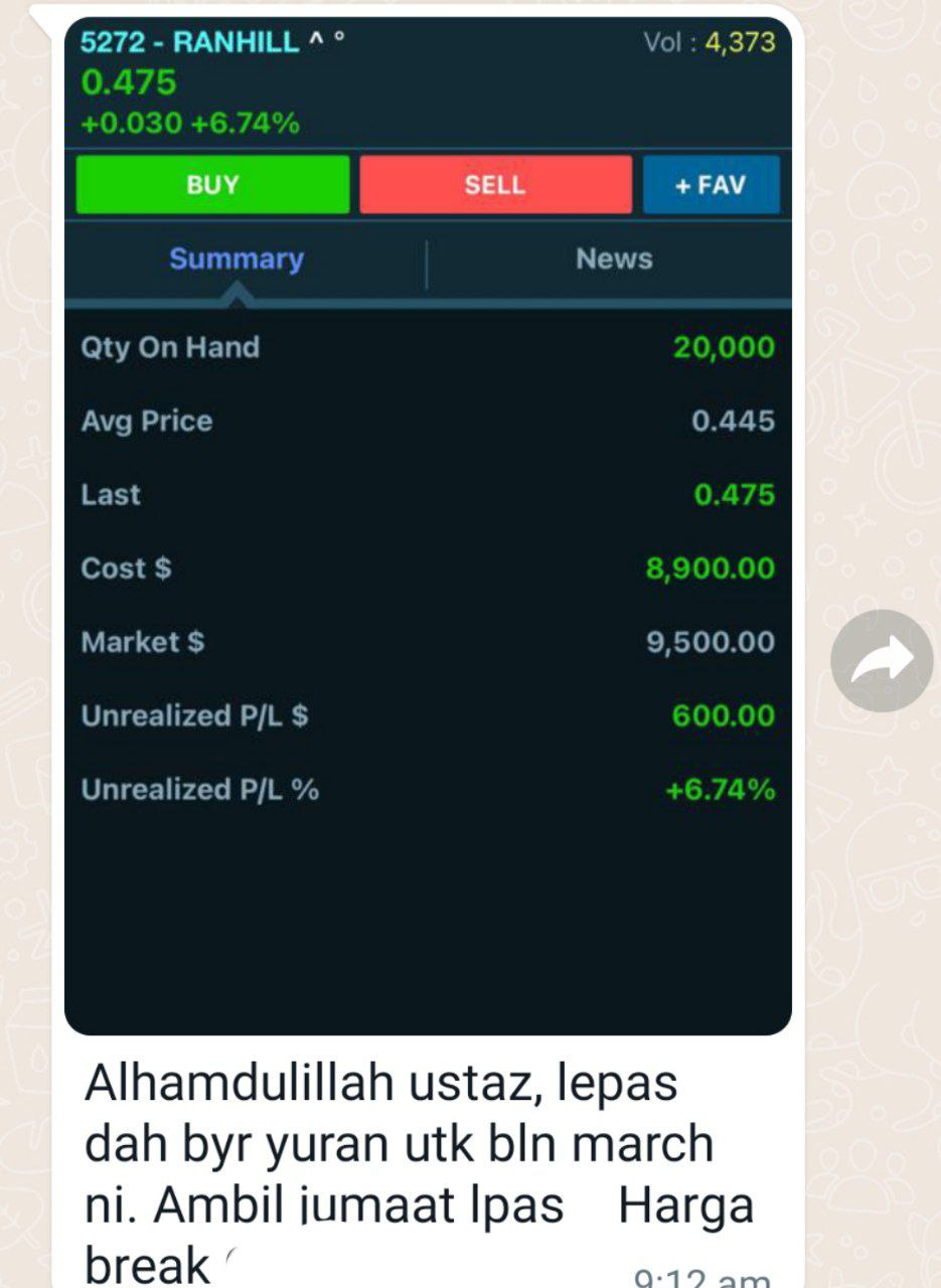 Testimoni peserta NotaSaham 10